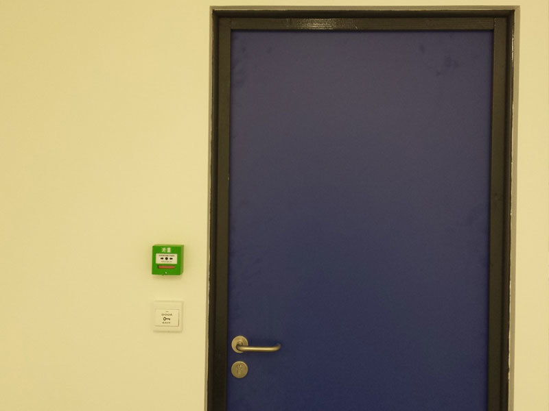 alarme incendie porte sécurité