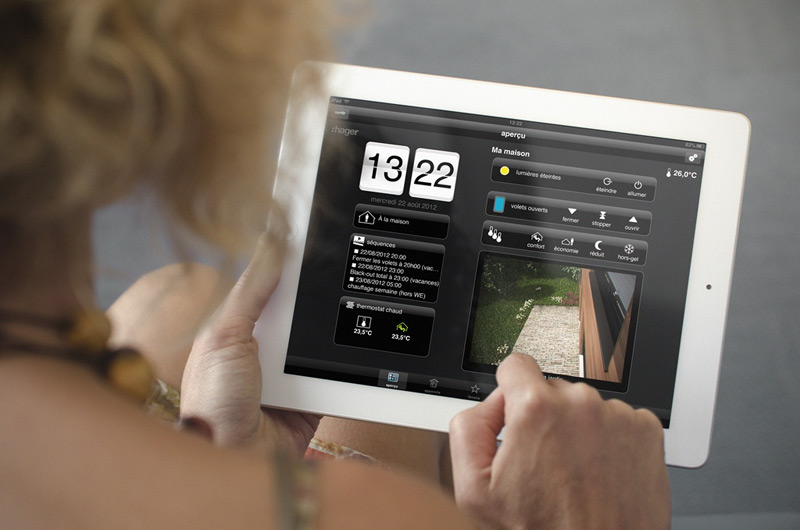 tablette domotique smartphone pilotage maison